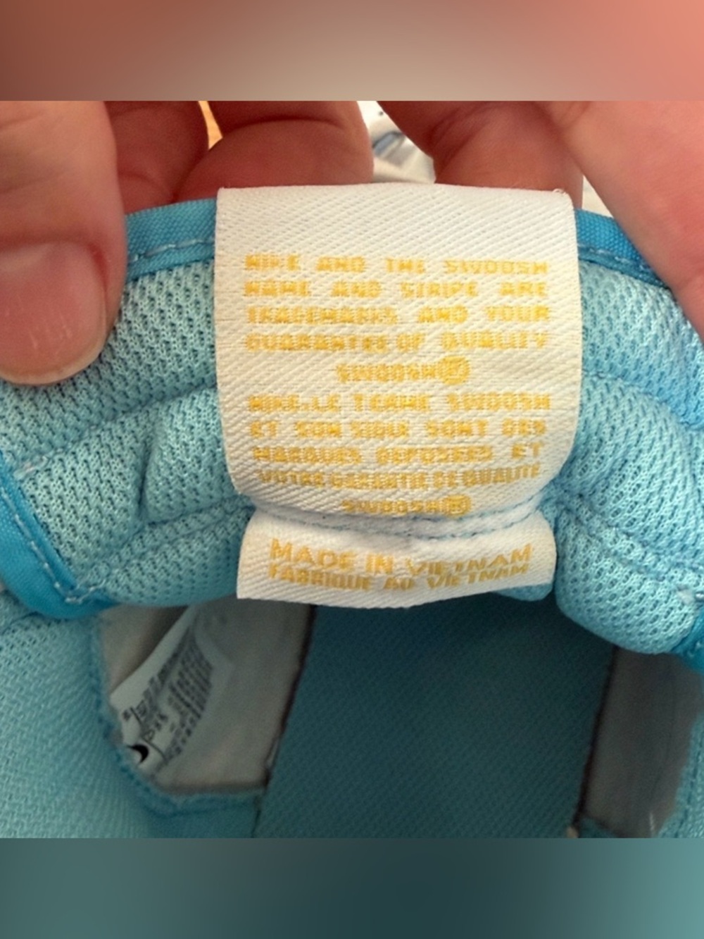Nike Dunk High Blue Chill White University Blue Men’s Sneakers Size 9.5 - Picture 5 of 6